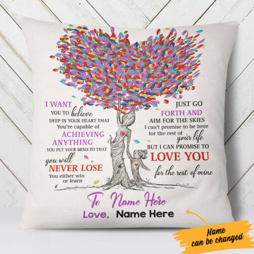 Personalized Love You For The Rest Of Mine Pillow