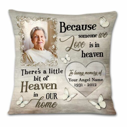 Personalized Memo Heaven In Home Pillow