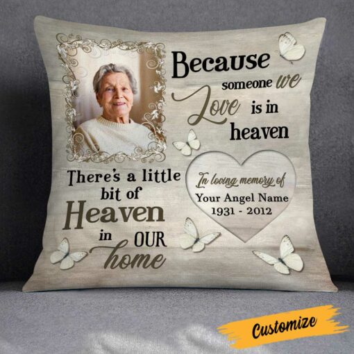 Personalized Memo Heaven In Home Pillow