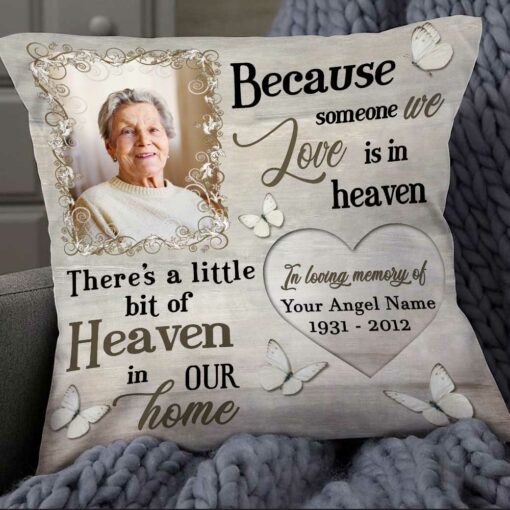 Personalized Memo Heaven In Home Pillow