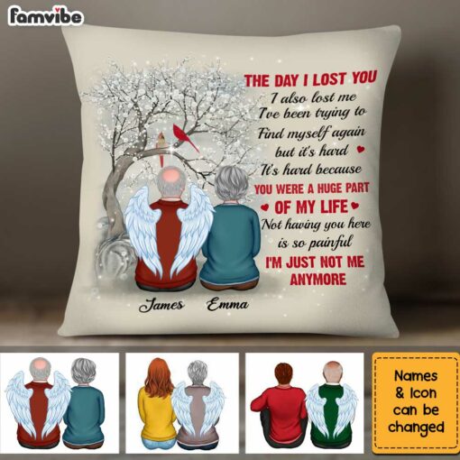 Personalized Memo The Day I Lost You Pillow