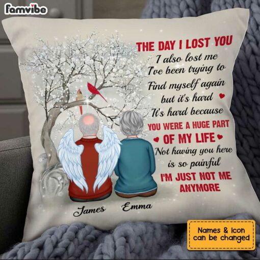 Personalized Memo The Day I Lost You Pillow