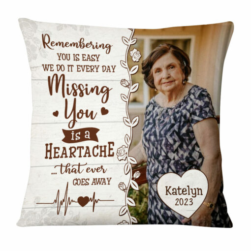 Personalized Memorial Gift For Family Pillow