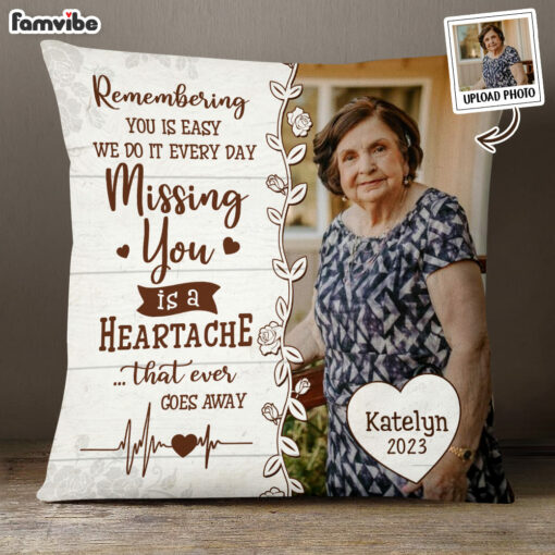 Personalized Memorial Gift For Family Pillow