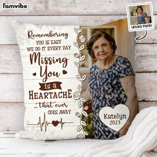 Personalized Memorial Gift For Family Pillow