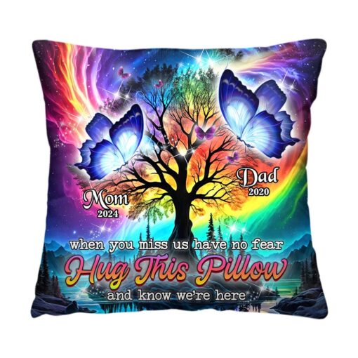 Personalized Memorial Gift Hug This Pillow