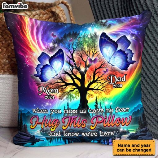 Personalized Memorial Gift Hug This Pillow