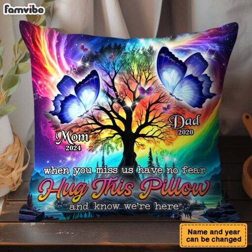 Personalized Memorial Gift Hug This Pillow