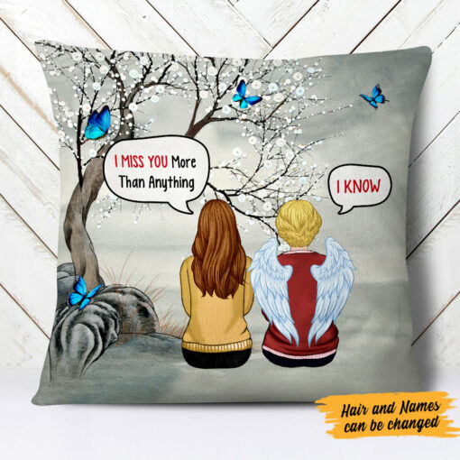 Personalized Memorial Grandpa Grandma Pillow