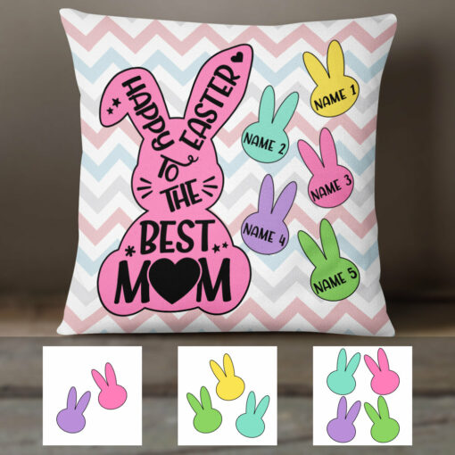 Personalized Mom Easter Pillow