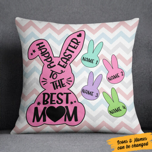 Personalized Mom Easter Pillow