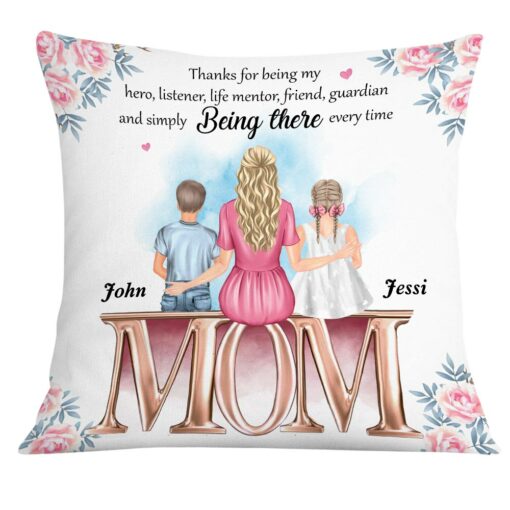 Personalized Mom Forever Friend This Mother’s Day Pillow