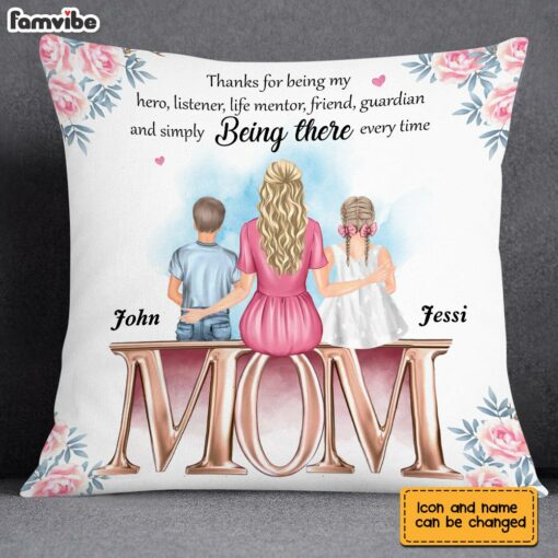 Personalized Mom Forever Friend This Mother’s Day Pillow