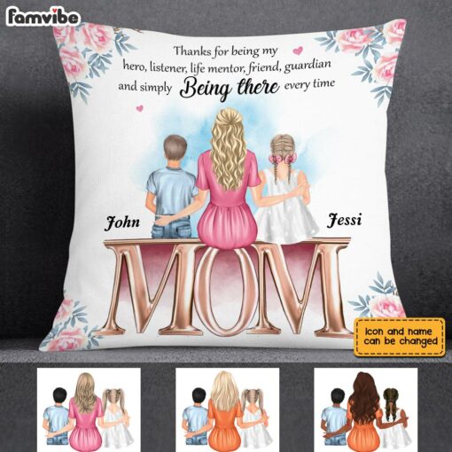 Personalized Mom Forever Friend This Mother’s Day Pillow