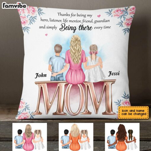 Personalized Mom Forever Friend This Mother’s Day Pillow