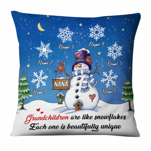 Personalized Mom Grandma Christmas Pillow