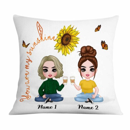 Personalized Mom Grandma Daughter Pillow