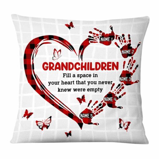 Personalized Mom Grandma Grandkids Pillow