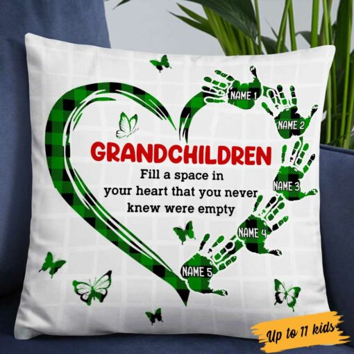 Personalized Mom Grandma Grandkids Pillow