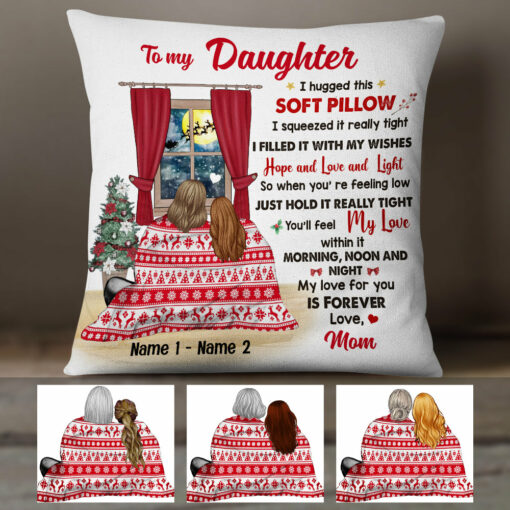 Personalized Mom Hug This Pillow