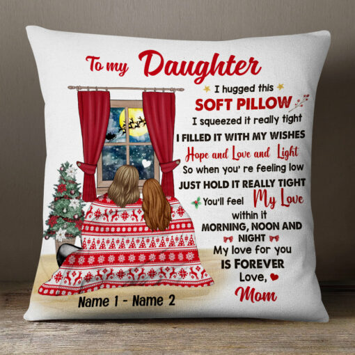 Personalized Mom Hug This Pillow