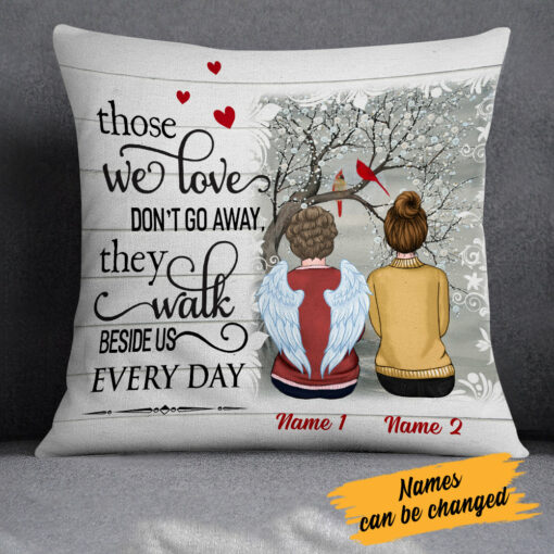 Personalized Mom Memorial Pillow