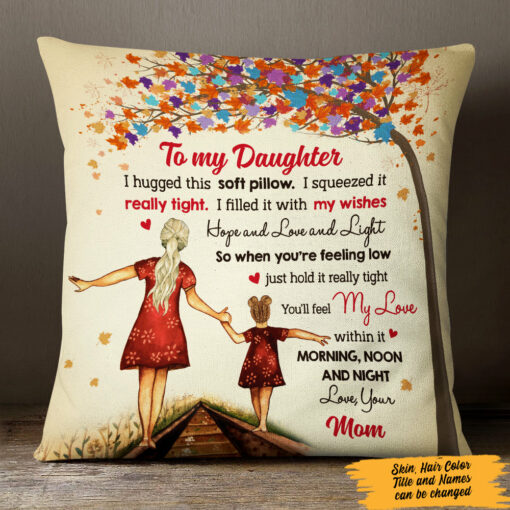 Personalized Mom Son Daughter Pillow