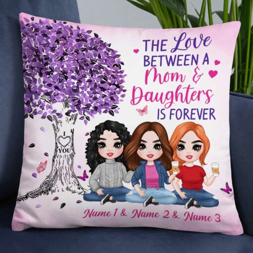 Personalized Mother Daughter Love Pillow