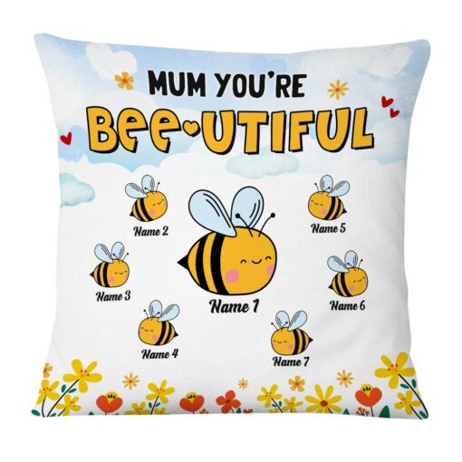 Personalized Mother’s Day Mom Bee Pillow