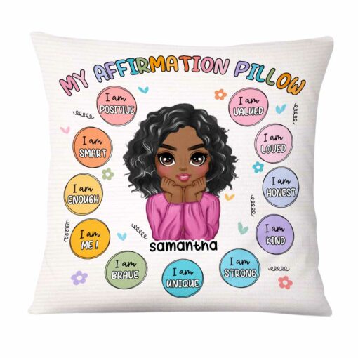 Personalized My Affirmations Pillow