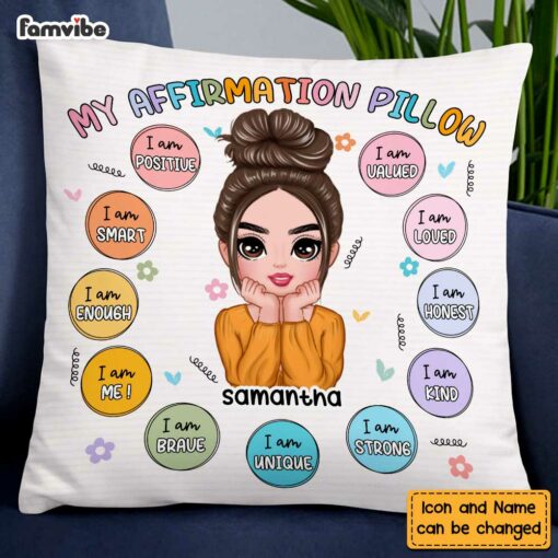 Personalized My Affirmations Pillow