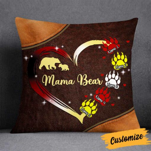 Personalized Native American Mom Grandma Pillow