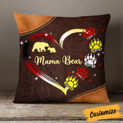 Personalized Native American Mom Grandma Pillow