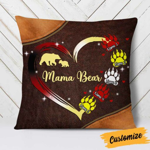 Personalized Native American Mom Grandma Pillow