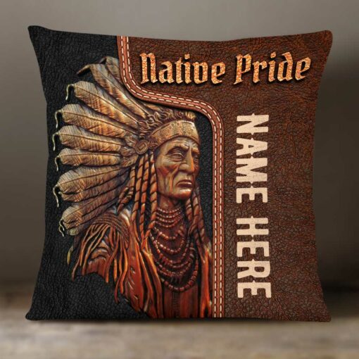 Personalized Native American Pillow