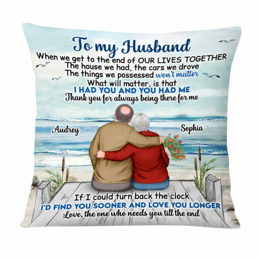 Personalized Old Couple We Got This Pillow