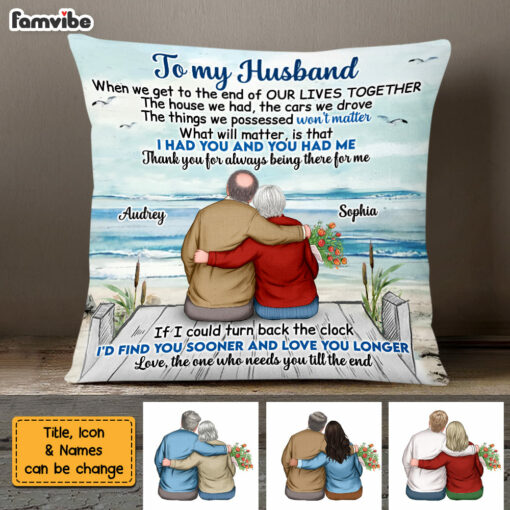 Personalized Old Couple We Got This Pillow