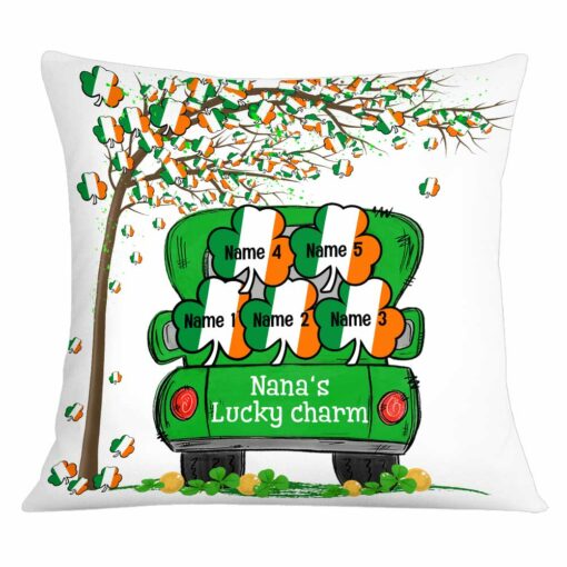 Personalized Patrick’s Day Grandma Lucky Charm Pillow