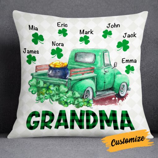 Personalized Patrick’s Day Grandma Pillow