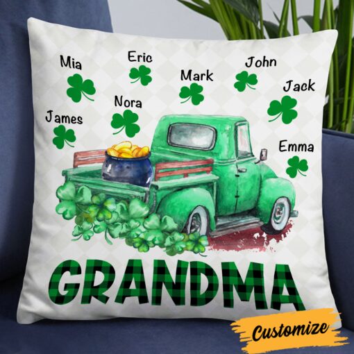 Personalized Patrick’s Day Grandma Pillow