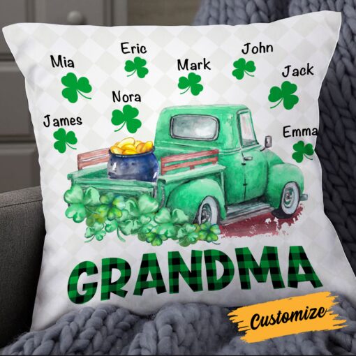 Personalized Patrick’s Day Grandma Pillow