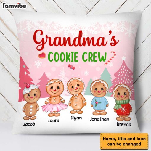 Personalized Personalized Grandma’s Cookie Crew Pillow