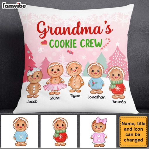 Personalized Personalized Grandma’s Cookie Crew Pillow