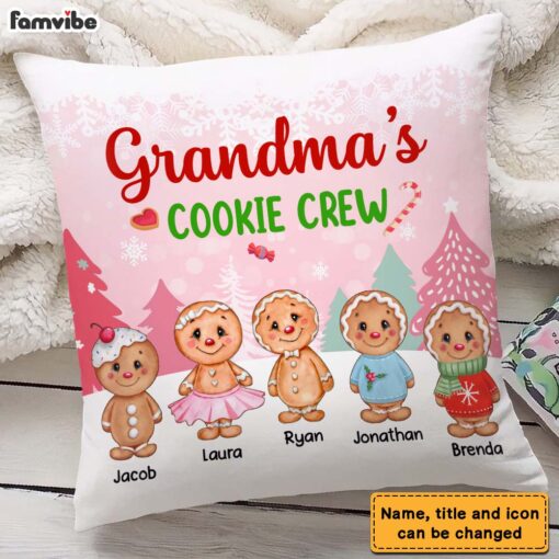 Personalized Personalized Grandma’s Cookie Crew Pillow