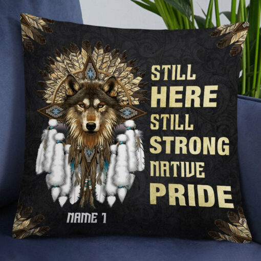 Personalized Proud Native American Pillow