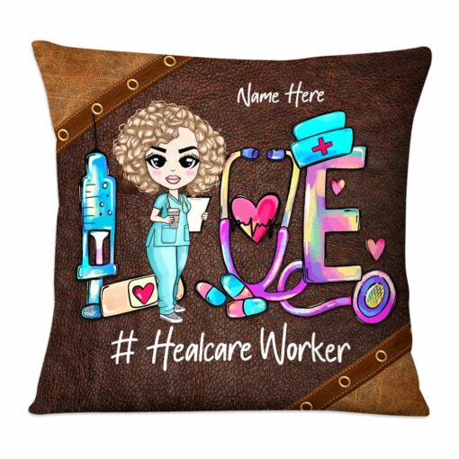 Personalized Proud Nurse Love Pillow