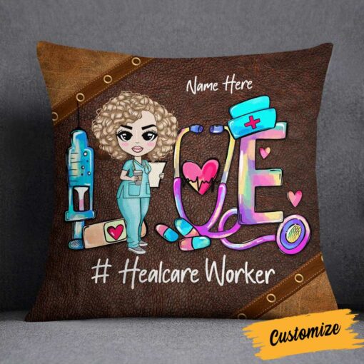 Personalized Proud Nurse Love Pillow