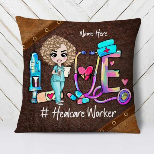 Personalized Proud Nurse Love Pillow