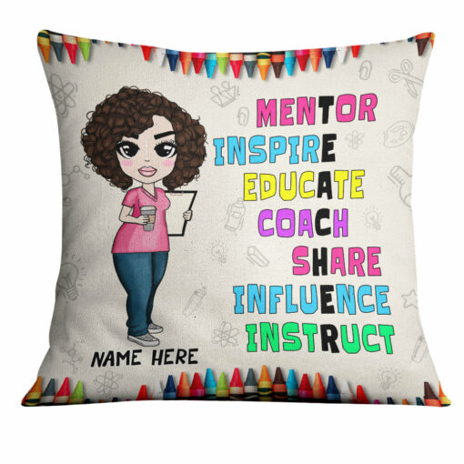 Personalized Proud Teacher Pillow