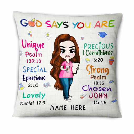 Personalized Proud Teacher You Are Pillow